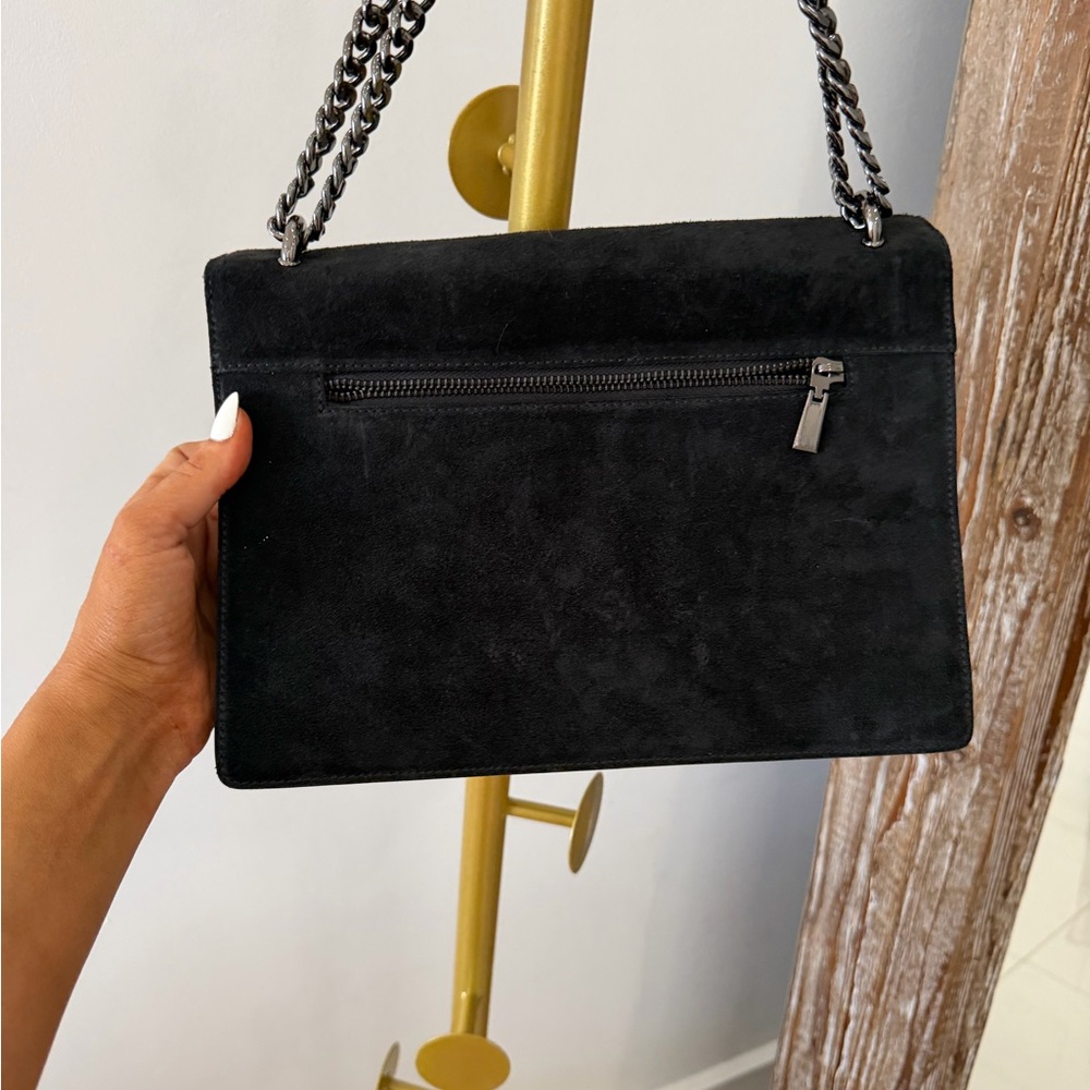 Elegant Black Chain Shoulder Bag - Picture 8 of 13